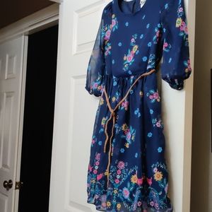 Beautiful Floral Girls Dress